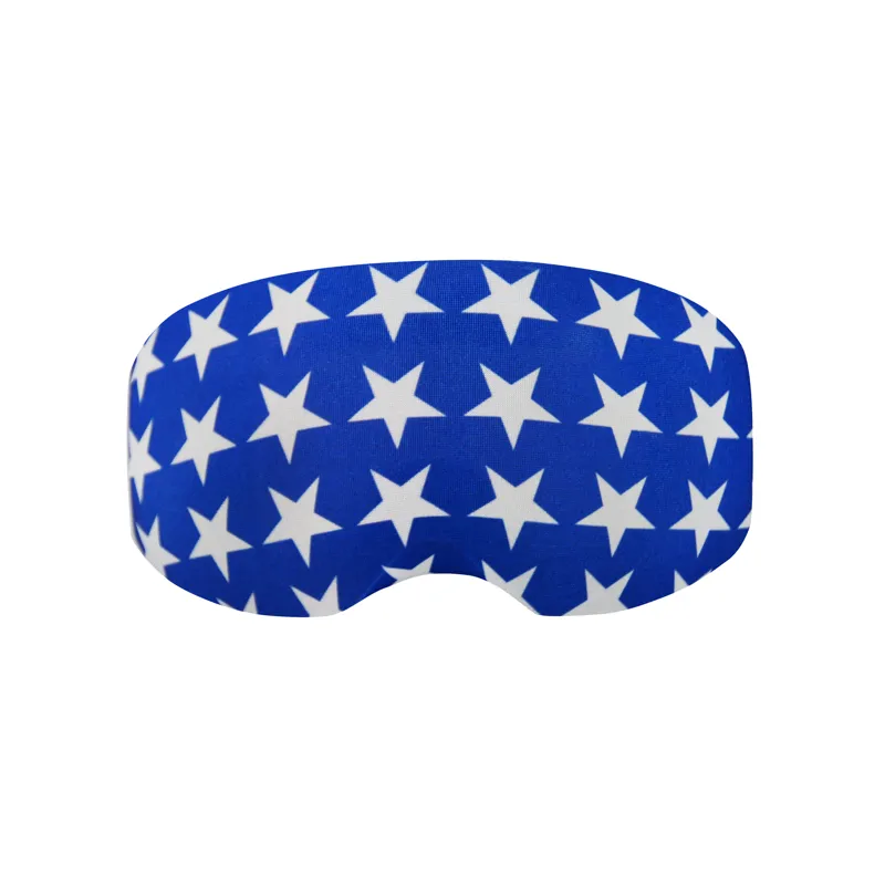 Coolcasc Coolmasc Goggle Cover - White Stars Blue